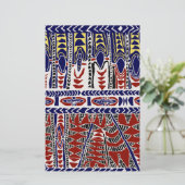 Südsee Samoa Batik Briefpapier (Stehend Vorderseite)