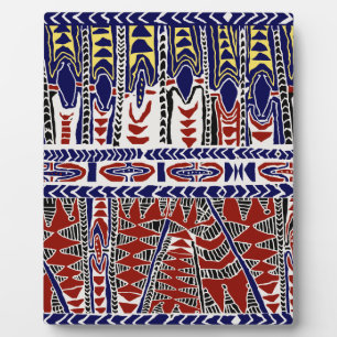 Südsee-Samoa-Batik Fotoplatte