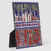 Südsee-Samoa-Batik Fotoplatte (Seite)