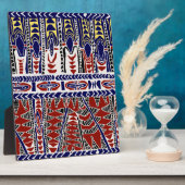 Südsee-Samoa-Batik Fotoplatte (Seite)