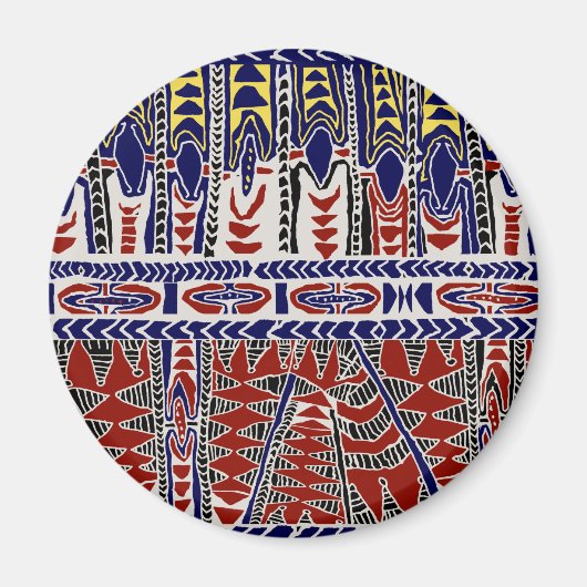 Südsee Samoa Batik Magnet (Vorne)