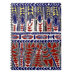 Südsee-Samoa-Batik Notizblock