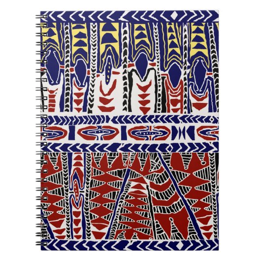 Südsee Samoa Batik Notizblock (Vorderseite)