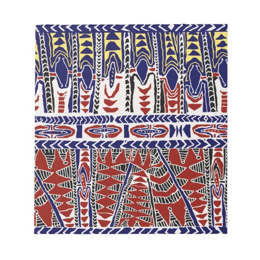 Südsee Samoa Batik Notizblock (Vorderseite)