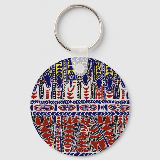 Südsee Samoa Batik Schlüsselanhänger (Vorderseite)