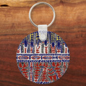 Südsee Samoa Batik Schlüsselanhänger (Vorderseite)