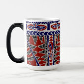 Südsee Samoa Batik Verwandlungstasse (Links)