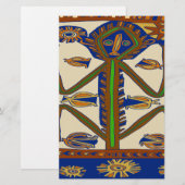 Südsee Samoa Man Briefpapier (Vorne/Hinten)