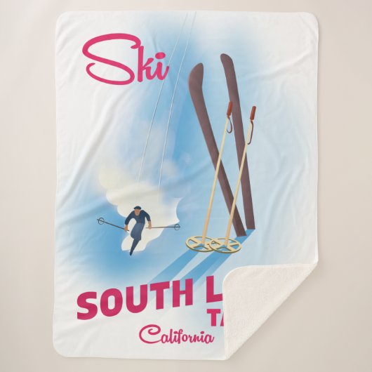 Südsee Tahoe Skiposter Sherpadecke (Vorderseite)