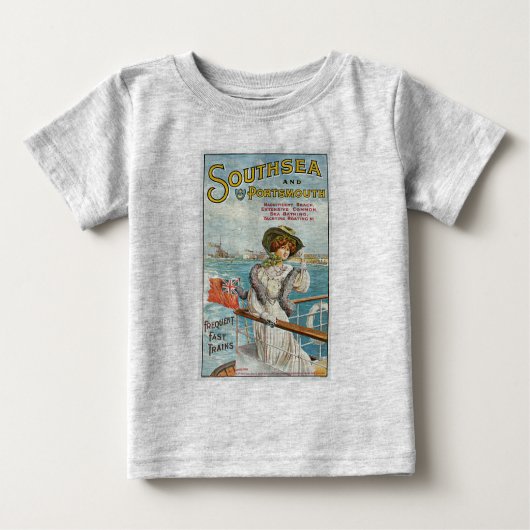 Südsee und Portsmouth Baby T-shirt (Vorderseite)