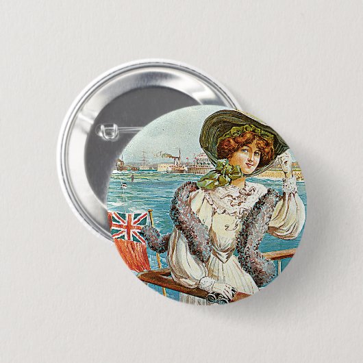 Südsee und Portsmouth Button (Vorne & Hinten)