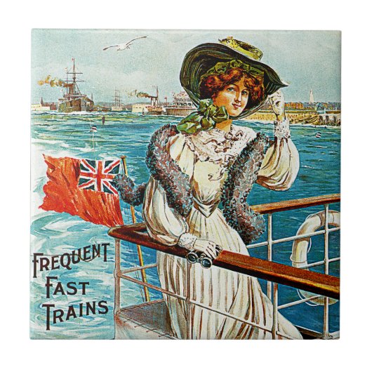 Südsee und Portsmouth Fliese (Vorderseite)