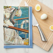 Südsee und Portsmouth Küchentuch (Viertel Falte)