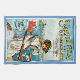 Südsee und Portsmouth Küchentuch