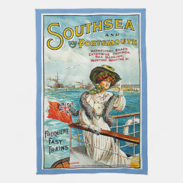 Südsee und Portsmouth Küchentuch