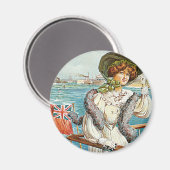 Südsee und Portsmouth Magnet (Vorderseite/Rückseite)