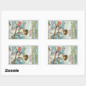 Südsee und Portsmouth Rechteckiger Aufkleber (Blatt)