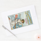 Südsee und Portsmouth Rechteckiger Aufkleber (Umschlag)