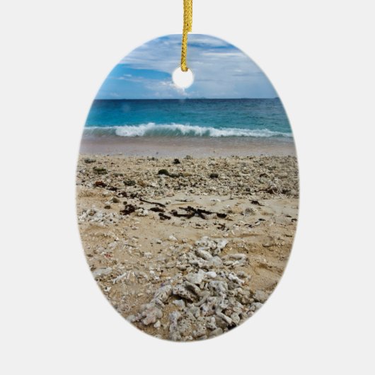 Südseeinsel-Strand, Fidschi Keramikornament (Vorne)