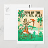 Südseekönigin Postcard Postkarte (Vorne/Hinten)