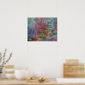 Südseeriffposter Poster (Küche)