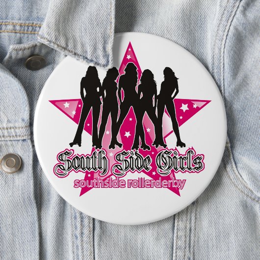 Südseiten-Rollen-Derby-Knopf Button (Beispiel)