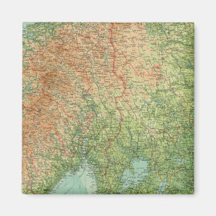 Südskandinavien und Dänemark Magnet