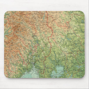 Südskandinavien und Dänemark Mousepad