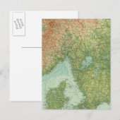 Südskandinavien und Dänemark Postkarte (Vorne/Hinten)