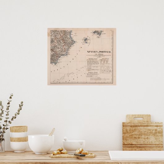 Südspanien Poster (Küche)