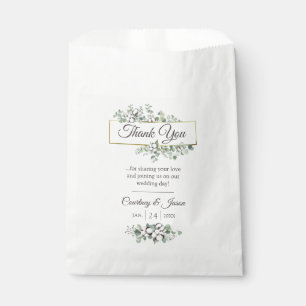 Südstaaten-Baumwollkapsel-Hochzeit-Danke-schön Geschenktütchen