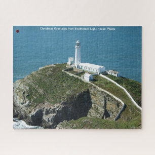 Südstapel Leuchtturm Wales Puzzle