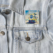 Südstrand des Leibwächter-Turm-|, Miami, Florida Button (Beispiel)