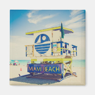 Südstrand des Leibwächter-Turm- , Miami, Florida Magnet