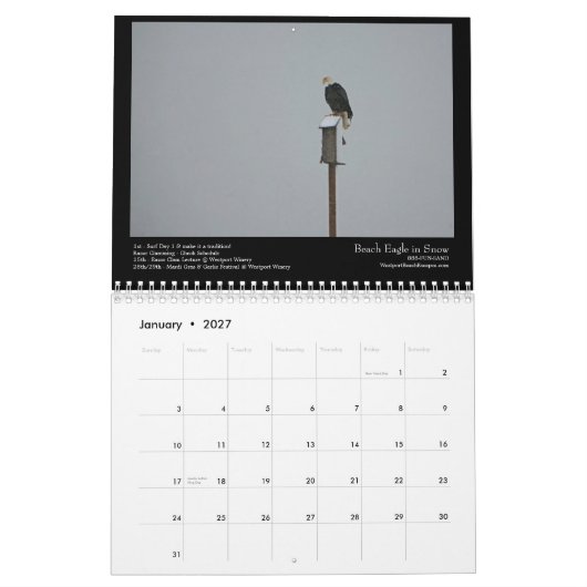 Südstrand landschaftliches 2012 kalender (Jan 2027)