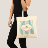 Südstrand-Miami" Aqua/FusciaTote Tasche (Vorderseite (Produkt))