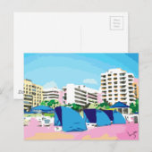 SÜDSTRAND, MIAMI, FLORIDA POSTKARTE (Vorne/Hinten)