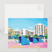 SÜDSTRAND, MIAMI, FLORIDA POSTKARTE (Vorne/Hinten)