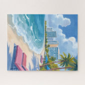 Südstrand Miami Florida Puzzle (Horizontal)