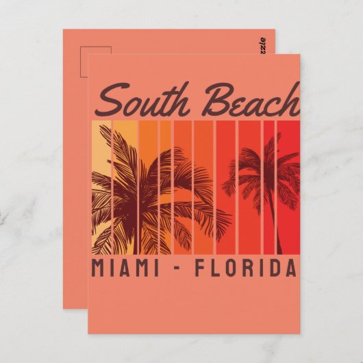 Südstrand Postkarte (Vorne/Hinten)