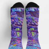 Südstrand Waikiki Abstract Socken (Oben)