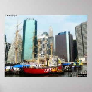 Südstraßen-Seehafen, NYC Poster