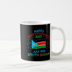 Südsudan 14. Unabhängigkeitstag Südsudanesen Kaffeetasse
