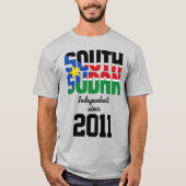 Südsudan Flag Independence Celebration T-Shirt (Vorderseite)