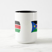 Südsudan Flag-Tasse Tasse (Zentrum)