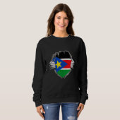 Südsudan-Flagge 1 Sweatshirt (Vorne ganz)