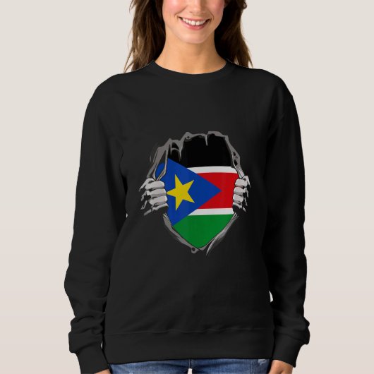 Südsudan-Flagge 1 Sweatshirt (Vorderseite)