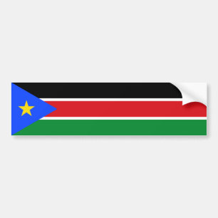 Südsudan-Flagge Autoaufkleber