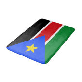 Südsudan-Flagge Badematte (Schrägansicht)