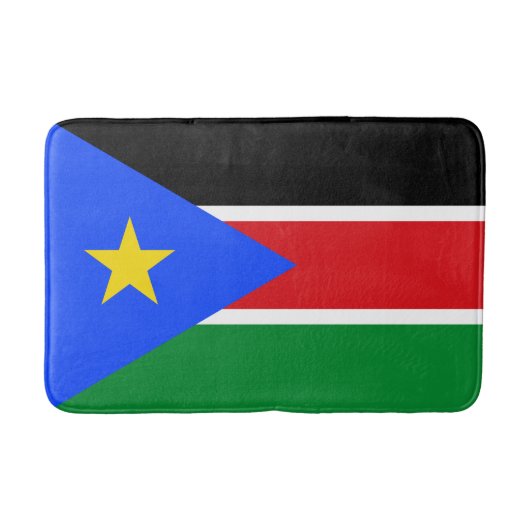 Südsudan-Flagge Badematte (Vorderseite)